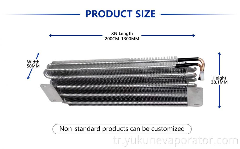 Alüminyum tüp alüminyum yüzgeç bakır tüpü Aluminum Tube Aluminum Fin Copper Tube